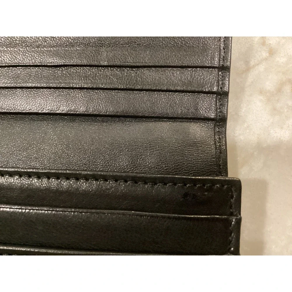 Jimmy Choo NINO Black Leather‎ Star Studded Wallet Clutch - Picture 7 of 16